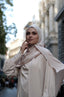 Satin Jersey Headscarf | Honey