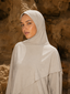 Water resistant headscarf vanilla
