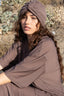 Tan through t-shirt w/ detachable sleeves mocha
