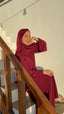 Water resistant headscarf cherry (PRE-ORDER!)