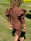 Delia swimsuit mocha