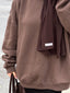 Satin Jersey Headscarf - Espresso
