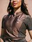 Bronze glitter dress shortsleeve