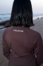 Soft sculpting zip jacket brown