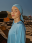 Water-resistant tied-up turban berry