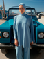 Water-resistant oversized t-shirt berry