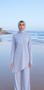 Curve longsleeve misty blue
