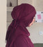 Water-resistant tied-up turban cherry (PRE-ORDER)