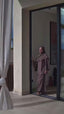 Water-resistant oversized t-shirt taupe