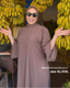 Water-resistant oversized t-shirt taupe